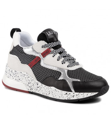 Кроссовки LIU JO BA0011 черно-белые