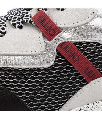 Кроссовки LIU JO BA0011 черно-белые