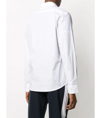 Белая рубашка KARL LAGERFELD 605906 с черной молнией
