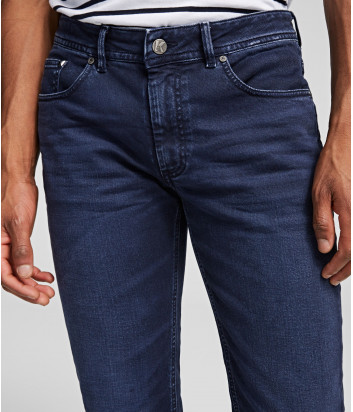 Джинсы KARL LAGERFELD 265840 прямого кроя синие