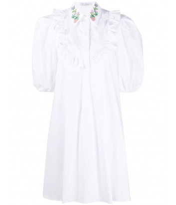 Белое платье VIVETTA H0110650 с пышными рукавами