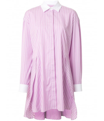 Платье-рубашка MSGM 2841MDA22X в розовую полоску