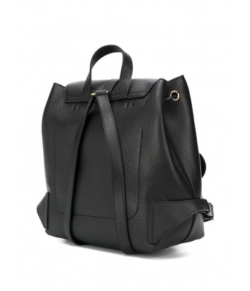 Кожаный рюкзак FURLA NET 1056797 с внешними карманами черный