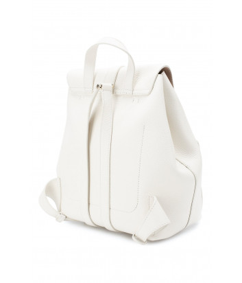 Кожаный рюкзак FURLA NET 1056798 с внешними карманами белый