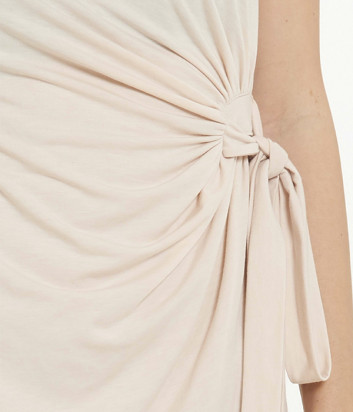 Платье LINGADORE 4304 декорировано собранной тканью в виде бантика с одной стороны розовое