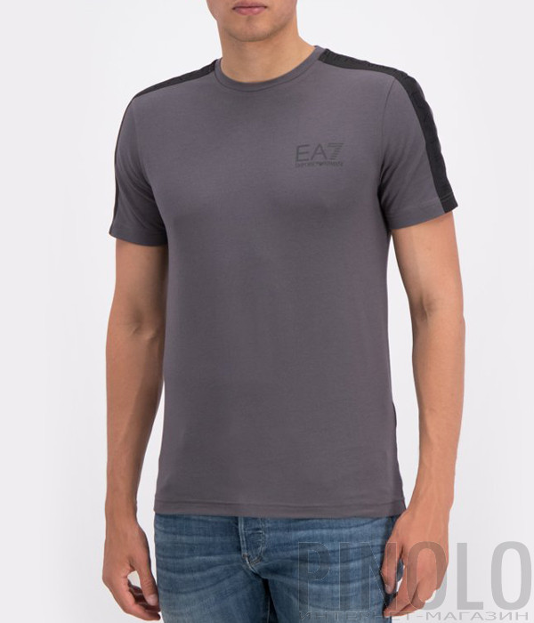 Футболка EA7 EMPORIO ARMANI 3GPT07 PJ03Z серая