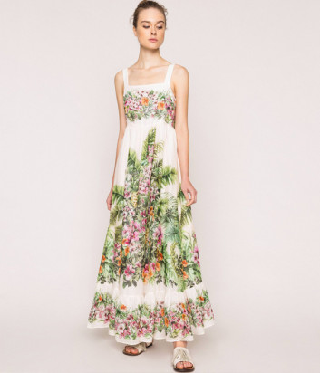Длинное платье TWIN-SET 201TT2483 с цветочным принтом