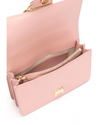 Маленькая сумочка на цепочке PINKO Love Bag 1P21EDY в гладкой коже нежно-розовая