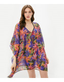 Пляжная туника EMPORIO ARMANI 262663 0P316 цветной принт