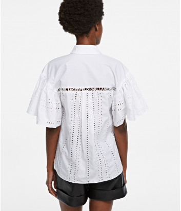 Рубашка KARL LAGERFELD 205W1609 с короткими рукавами белая
