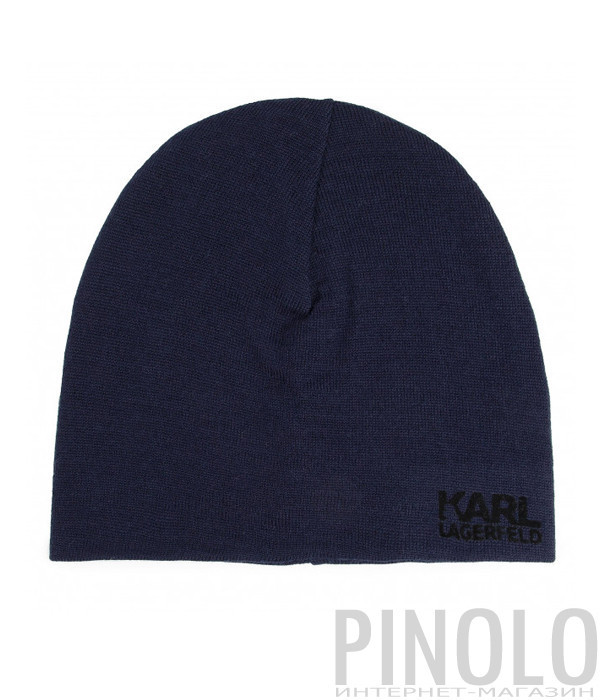 Шапка KARL LAGERFELD 805601 592324 синяя