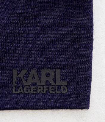 Шапка KARL LAGERFELD 805601 592324 синяя