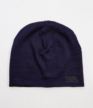 Шапка KARL LAGERFELD 805601 592324 синяя