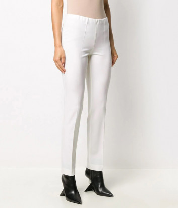 Узкие брюки P.A.R.O.S.H. LILIUXY D220003X с завышенной талией белые