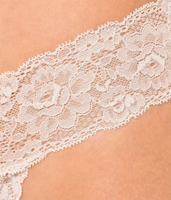 Кружевные стринги JANIRA Dolce Amore 31884 пудровые