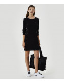 Платье LIU JO Sport TF0148J6084 с вышивкой и аппликациями черное