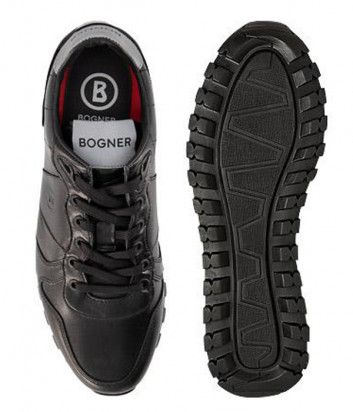 Кожаные кроссовки BOGNER 103-2821 черные