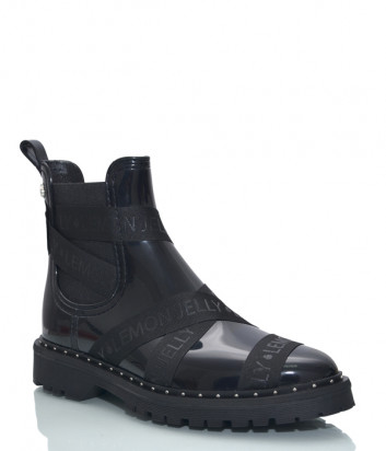 Резиновые ботинки-челси LEMON JELLY FRANKIE 01 черные с надписями