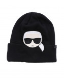 Шапка KARL LAGERFELD Ikonik 206W3419 черная