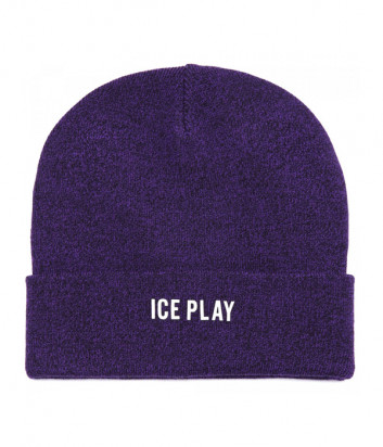 Шапка ICE PLAY 3040 9014 фиолетовая с логотипом