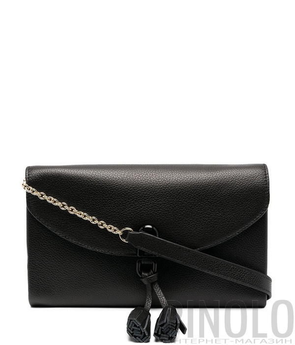 Кожаная сумочка-клатч FURLA 1927 MINI WE00022 черная