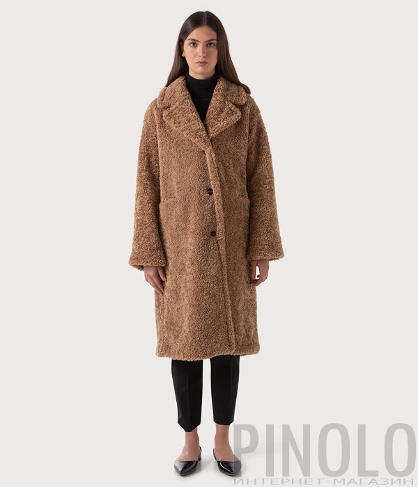 Шуба SEVENTY TEDDY COAT PE0111520206024 карамельная