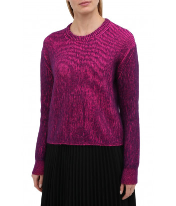 Джемпер ICEBERG A0067276 из шерстяного микса цвета фуксии