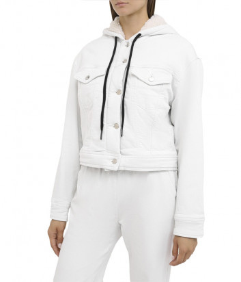 Джинсовая куртка ICEBERG O0316200 с капюшоном белая