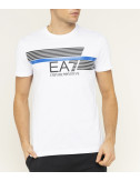 Футболка EA7 Emporio Armani 3HPT34PJ02Z белая с логотипом