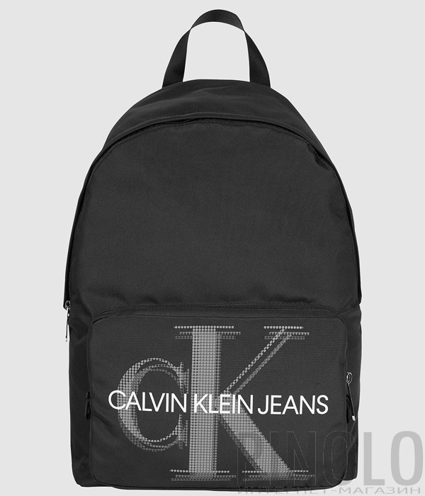 Рюкзак CALVIN KLEIN Jeans K50K506129 с внешним карманом черный