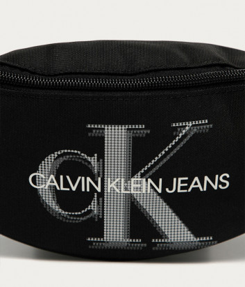 Сумка-бананка CALVIN KLEIN Jeans K50K506130 черная с логотипом