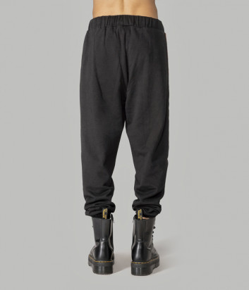 Спортивные штаны COMME des FUCKDOWN CDFU1037 черные с принтом