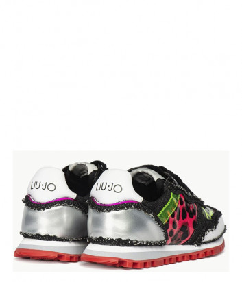 Кроссовки LIU JO Wonder BXX049TX078 цветные с принтом