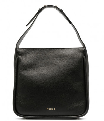 Кожаная сумка-хобо FURLA Ester M WB00015 черная