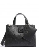 Сумка GUESS Janay Status HWQG7738060 черная с тиснением