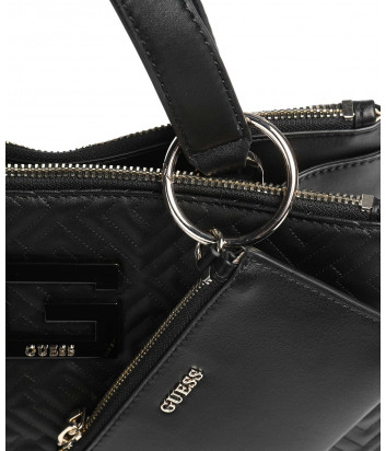 Сумка GUESS Janay Status HWQG7738060 черная с тиснением