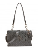 Сумка GUESS Chic Shine HWSG7746200 черная с принтом