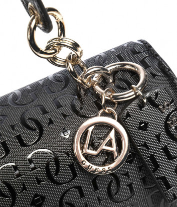 Сумка GUESS Chic Shine HWSG7746200 черная с принтом