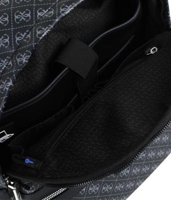 Мужской рюкзак GUESS Dan Logo HMDANLP0305 черный с принтом