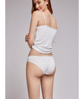 Трусики-слипы GISELA Undies 10208 средней посадки белые