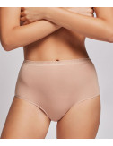 Высокие трусики-слипы GISELA Undies 10209 телесные