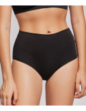 Хлопковые трусики GISELA Undies 10225 высокие черные