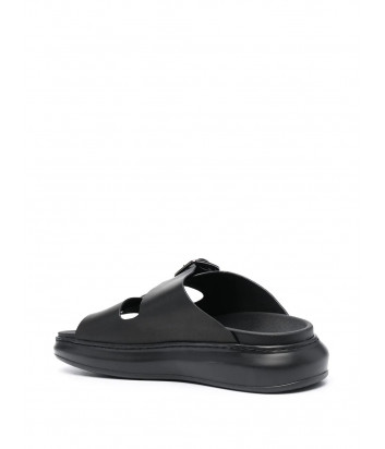 Кожаные сандалии KARL LAGERFELD KL62505 без задника черные