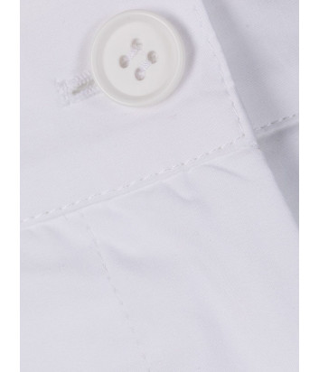 Укороченные брюки P.A.R.O.S.H. CANYOX D231021 слим кроя белые