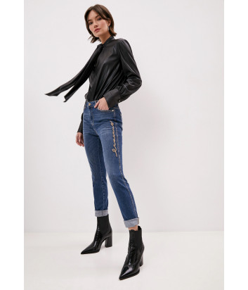 Джинсы ERMANNO ERMANNO SCERVINO 47T JL18 JNE синие с вышивкой