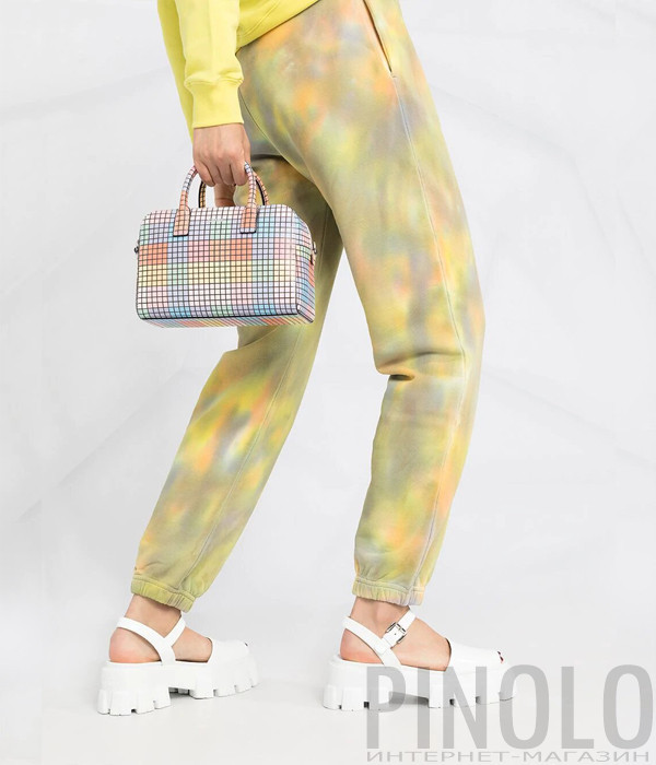 Спортивные брюки MSGM 3041MDP65 с принтом тай-дай