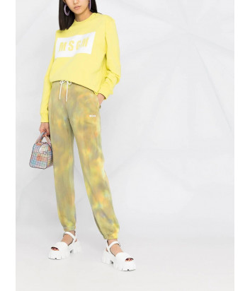Спортивные брюки MSGM 3041MDP65 с принтом тай-дай