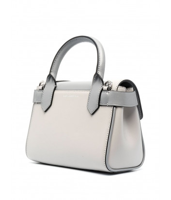Кожаная мини-сумка KARL LAGERFELD 211W3033 в форме джойстика