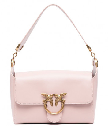 Кожаная сумка на плечо PINKO Shoulder Love Bag Simply 1P221W нежно-розовая  - купить в Интернет-магазине PINOLO