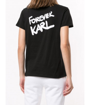 Футболка KARL LAGERFELD 205W1702 Forever Karl черная